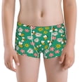 thumbnail image 5 of Yiaed Flying Bees Print Boys' Boxer Briefs Cotton Casual Stretch Comfort Boys Boxers - Kids Boxer Briefs Underwear for Boys (6-18)-X-Small, 5 of 5