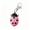 Pink, variant on Fashion Women'S Men'S Ladybug Vintage Quartz Animal Keychain Pendant Gift Watch,Unique Ladybug Keychain for Purse