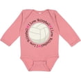 thumbnail image 3 of Inktastic Volleyball Gifts for Girls Girls Long Sleeve Baby Bodysuit, 3 of 5