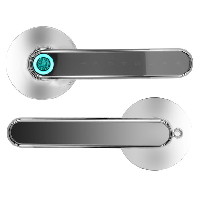 Keyless Entry,Smart Bluetooth Door Handle Door Lever Door Lock Luxury Finish