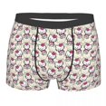 thumbnail image 1 of RWJDXD Custom Hello Kitty Anime Cat Pattern Underwear Men Stretch Boxer Briefs Shorts Panties Soft Underpants For Male o, 1 of 4