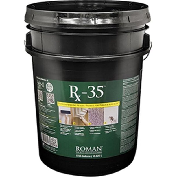 Roman Decorating Products PRO999 5 Gallon Liquid Drywall Repair Primer