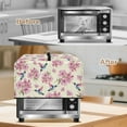thumbnail image 5 of FOR U DESIGNS Cherry Blossom Hummingbird Print Microwave Oven Dust Cover Uv Protection Microwave Dust Covers Cloth Foldable Lid for Air Fryer Toaster Oven with Top Handle-L, 5 of 8