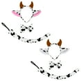 thumbnail image 2 of SeasonsTrading Cow Ears Headband Tail & Bow Tie Costume Set - Cute Halloween, Cosplay, Birthday Party, Fun Cow Dress Up Day Accessories Kit, 2 of 4