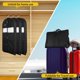 thumbnail image 2 of Bolsas de ropa para viajes, resistente bolsa de traje colgante de 43 pulgadas para hombres, cierre de doble cara y 3 bolsillos de malla grandes, funda de traje para viajes, guardarropa con monograma, 2 of 3