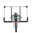 thumbnail image 6 of KL KLB Sport Portable Basketball Hoop System Height Adjustable 7.4-10ft W/Net 44 in Backboard, Wheels Outdoor, 6 of 8