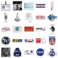thumbnail image 2 of Calcomanía de vinilo con diseño de astronauta de la NASA y exploración espacial, 50 unidades, 2 of 2