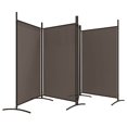 thumbnail image 2 of vidaXL 4-Panel Room Divider Anthracite 346x180 cm Fabric, 2 of 5