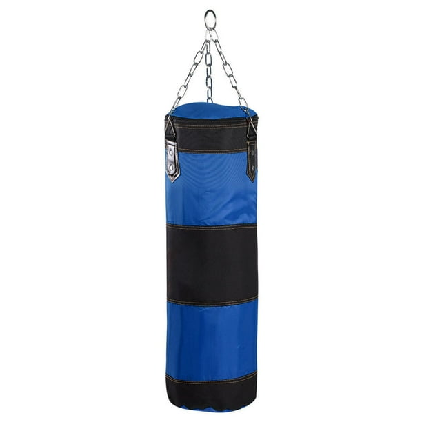 Saco de boxeo Saco de pesado Sacos de con cadena de hierro y gancho de expansion para vendas de manos Kickboxing Muay Thai Training Fitness ANGGREK