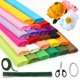 thumbnail image 1 of Rollos de papel crepé Srapwati, 24 colores, 25 x 250 cm, con accesorios, 1 of 7