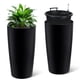 thumbnail image 1 of Yeshouse Juego de 2 macetas altas de 76 cm con autorriego, con monitor de nivel de agua y cubo interior extraíble para plantas de interior y exterior, patio y balcón, 1 of 6