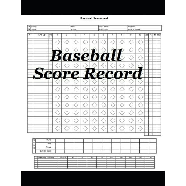 Keeping Score Baseball