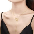 thumbnail image 2 of Dainty Gold Initial Necklace for Women, Customizable Letter Pendant Choker, Trendy Personalized Jewelry Gift for Her, 2 of 4
