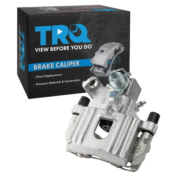 TRQ Rear Left Brake Caliper w/Bracket Drivers Side Compatible with 2003-2008 Mini Cooper