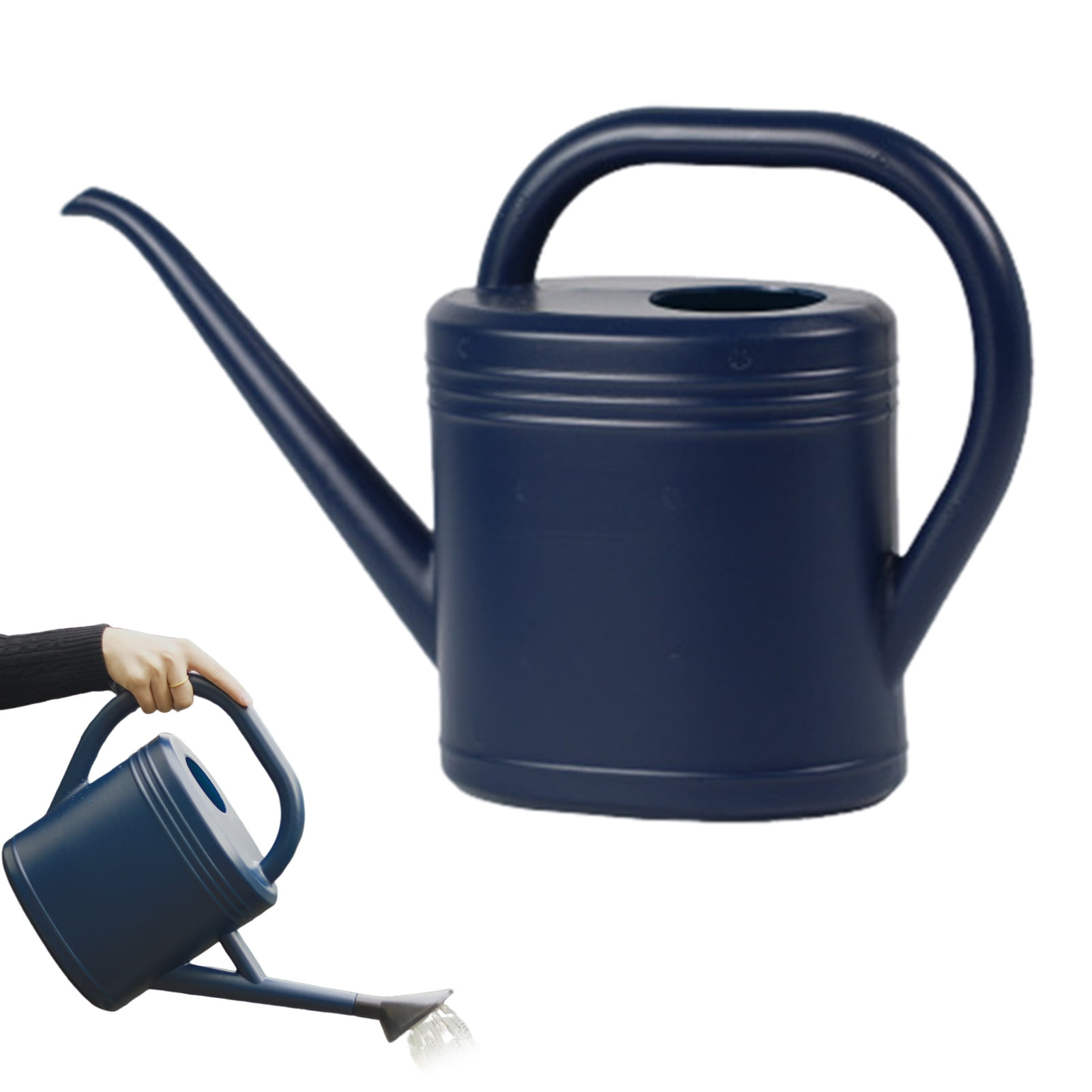Hyasfey 1L/2L Watering Can Garden Watering Can with Removable Shower Head Handheld Outdoor Watering Can for Greenhouse Plants Flowers
