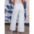 thumbnail image 3 of DOKOTOO Women's Wide Leg Jeans High Waisted Baggy Jeans for Women Stretchy Denim Pants with Drawstring and Big Pockets (Plus Sizes Available), 3 of 7