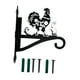 thumbnail image 2 of Percha de metal para pared con tornillos, diseño de animales, ideal para patio y porche. Gallo, 2 of 9