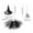 E, variant on Halloween Witch Costume Set for Kids Includes Dress Skirt Witch Hat and Wand Accessories 14.96 in Hat 21.65 in Broom 15.74 in Skirt Polyester