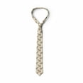 thumbnail image 4 of Necktie, Zentangle Tribal, 3.7", Sepia and Champagne, by Ambesonne, 4 of 4