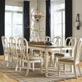 thumbnail image 2 of Signature Design by Ashley Realyn 96" Extendable Dining Table in Chipped White, 2 of 9