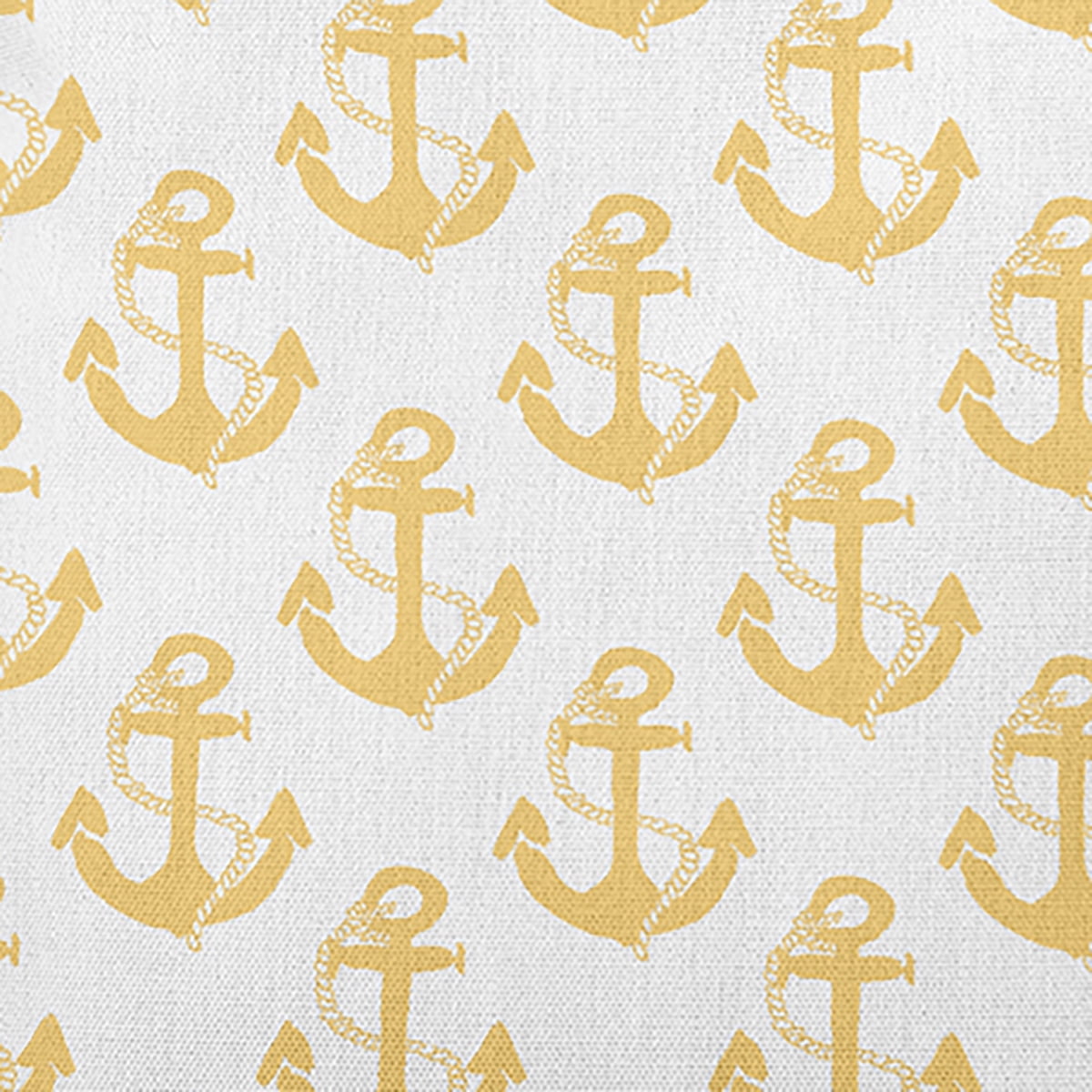 Simply Daisy 20" x 20" Anchor Pattern Decorative Throw Pillow, Daffodil (1 count)