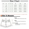 thumbnail image 7 of Womens Bermuda Shorts Plus Size,Women's Cotton Linen Shorts Casual Elastic Waist Comfy Curling Knee Length Bermuda Shorts with Drawstring, 7 of 7
