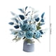 thumbnail image 3 of Ramo floral artificial de peonías y rosas | Arreglo floral de seda sintética con hojas | Centro de mesa para el hogar o decoración para bodas, 3 of 3