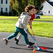 Franklin Sports NHL Future Champs Kids 2 Player Street Hockey Sticks Set - Plastic 37 - 2 Junior Hockey Sticks + 1 Ball