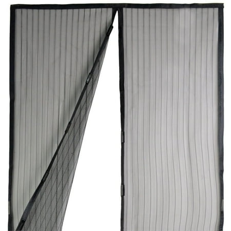 Magnetic Mesh Screen Door Instant Magic Mesh Curtain Closer for 82.7"x39.4" w/ Heavy Duty Mesh