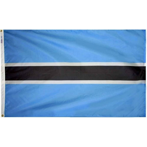 Botswana - 3'X5' Nylon Flag