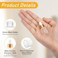 thumbnail image 5 of 20 Pack Mini Dropper Bottle for Cuticle Oil, 3ml Small Sample Essential Oil Dropper Bottles for Travel, Clear Empty Vails for Cosmetic Perfume, 5 of 7