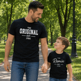 thumbnail image 3 of Custom The Original The Remix Matching Dad And Son Shirts, Personalized Est Year Daddy And Me Shirt, Father's Day Gift For Dad, 3 of 6