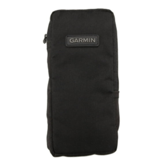 8" Matte Black GPS Nylon Carrying Case with Zipper and Fits Most Handhelds