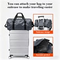 thumbnail image 6 of Gym Duffle Bag Large Capacity with Shoe Compartment, Waterproof Travel Sports Bag with Trolley Sleeve and Wet Dry Pocket for Workout, 6 of 6