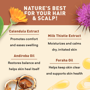 Just Nutritive Sensitive Scalp Psoriasis Shampoo, Restore Shine & Moisture, Sulfate Free 16oz