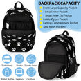 thumbnail image 5 of Herdesigns Dog Paw Large Backpack Set with Lunch Box Lightweight Water Resistant Travel Laptop Backpacks Casual Daypacks for Women Men, 5 of 8