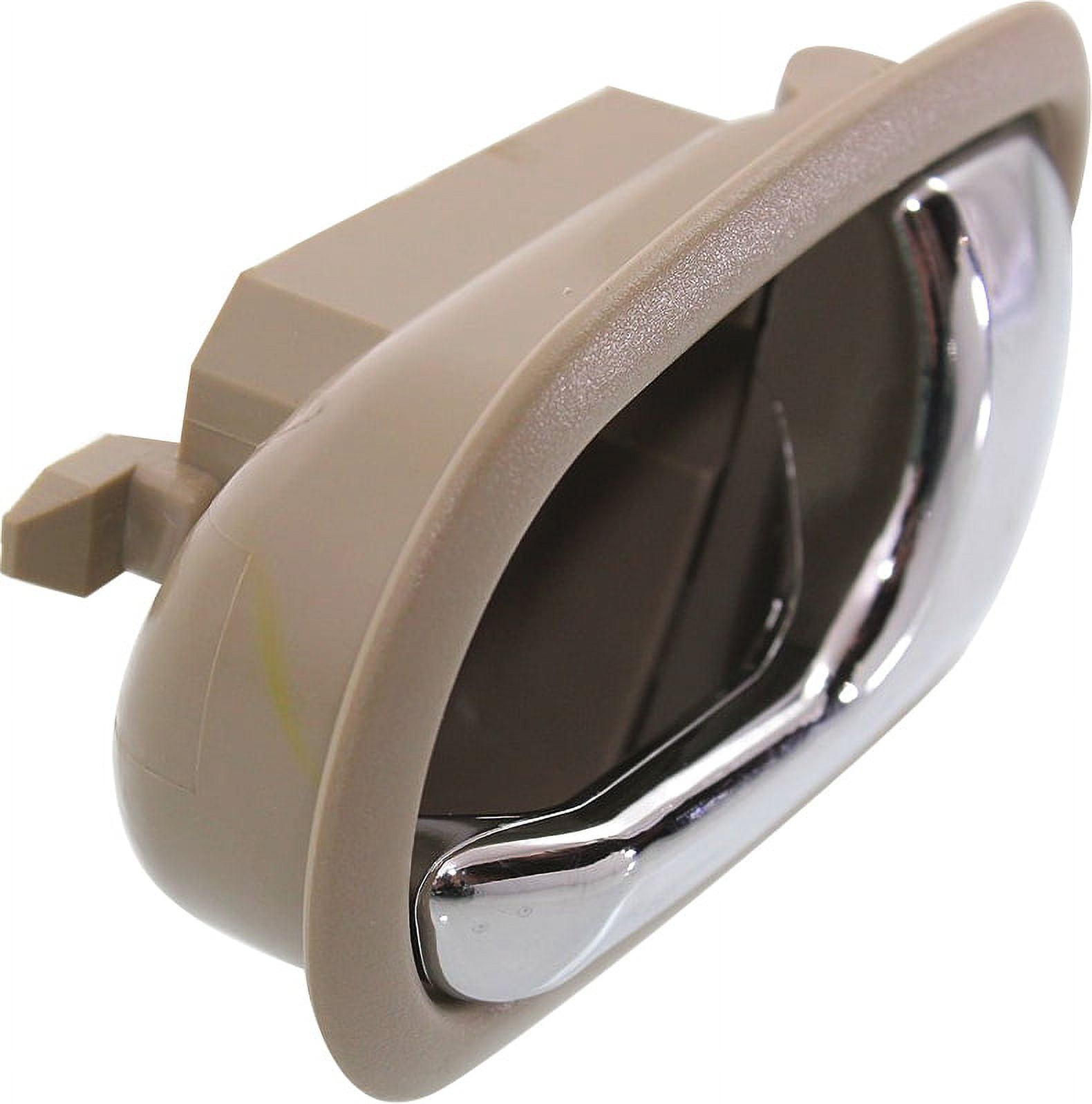 Interior Door Handle Compatible with 1995-2003 Mazda Protege 1993-1997 626 Front or Rear, Right Passenger Beige bezel with chrome lever