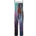 thumbnail image 4 of Pantalons pour Femmes Combinaison Décontractée Imprimée Numérique Innovante avec Bretelles Violet TTG, 4 of 5