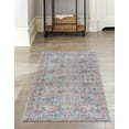 thumbnail image 3 of Unique Loom Nostalgia Collection Area Rug - Katie (2' 7" x 12' Runner Blue/Beige), 3 of 11