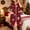 Wine, variant on Christmas Nightdresses For Women Short Sleeves Loose Casual Nightie Comfy Lightweight Bathrobe V Neck Soft Dressgown Full Zip Pockets Sleepwear Pyjamas Loungewear Nightgown Housecoat Multicolor L