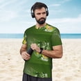 thumbnail image 4 of Wukai Friut Avocado Print Men's Short-Sleeved Mesh T-Shirt,Quick-Dry Short Sleeve Workout T-Shirt-X-Small, 4 of 8