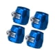thumbnail image 4 of Abrazaderas de manguera profesionales de 4 piezas con banda de tornillo, accesorios para automóviles Azul AN8, 4 of 9
