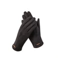thumbnail image 1 of Guantes de invierno con pantalla táctil abatible, cálidos, forrados con vellón, a prueba de viento, de gamuza, para estudiantes, esquí y ciclismo, para mujer, 1 of 2