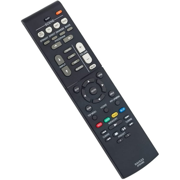 RAV533 ZP35490 Replace Remote Control fit for Yamaha Receiver HTR-3068 RX-V479 RX-V579 HTR-4068 TSR-5790 RX-V481 HTR-4069 RX-V483 RX-A670 HTR-5069 RX-A660 RX-V581 RX-V481D RX-V583 RX-S601 RX-S601D_Sp…