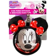 Minnie Mouse Coin Purse with Two Removeable Hair Clips, Multicolor