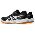 thumbnail image 3 of Zapatillas de voleibol ASICS Upcourt 6 para mujer, negro/blanco, 9.5US, 3 of 9