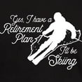 thumbnail image 3 of CafePress - Skiing Retirement Plan Dark T Shirt - Men's Classic Graphic Cotton T-Shirt, 3 of 4