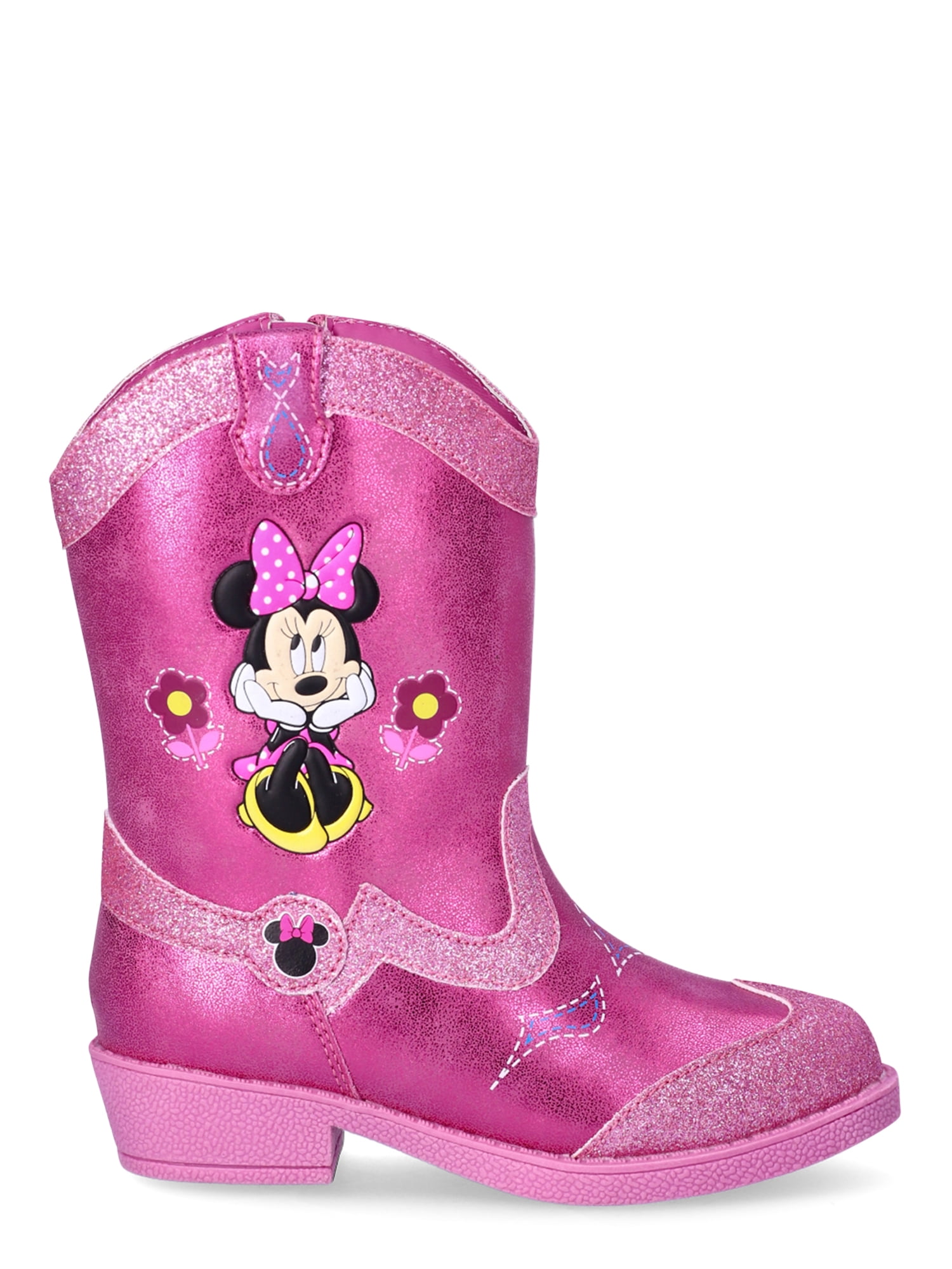Disney Minnie Mouse Kids License Cowboy Boots