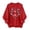 Red, variant on Skeleton Heart Sweatshirt Valentines Day Gothic Love Graphic Pullover Long Sleeve Crewneck Tops Edgy Skull Shirt