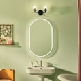 thumbnail image 3 of Kichler 55225CPZFLU Gioe 2 Light 14" Wide Vanity Light - Bronze, 3 of 7